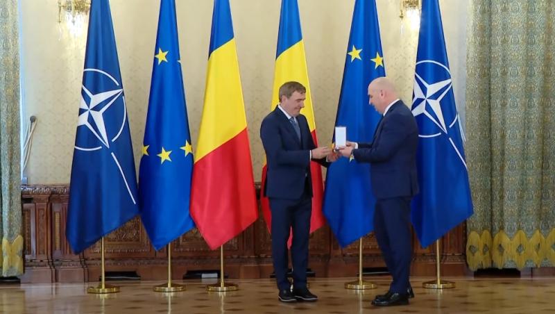 Cum a impresionat Marilena Hagi la decorarea lui Gică Hagi cu Ordinul Naţional „Steaua României”. Ținuta ei a fost de senzație