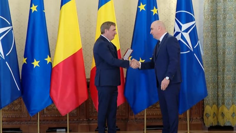 Cum a impresionat Marilena Hagi la decorarea lui Gică Hagi cu Ordinul Naţional „Steaua României”. Ținuta ei a fost de senzație