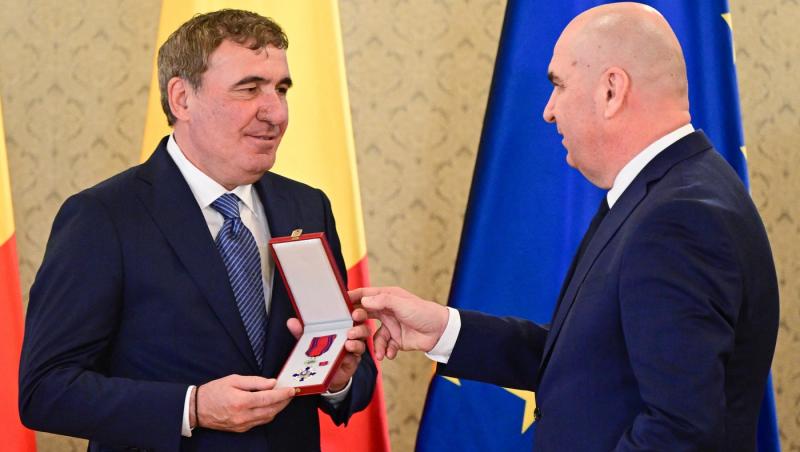 Cum a impresionat Marilena Hagi la decorarea lui Gică Hagi cu Ordinul Naţional „Steaua României”. Ținuta ei a fost de senzație