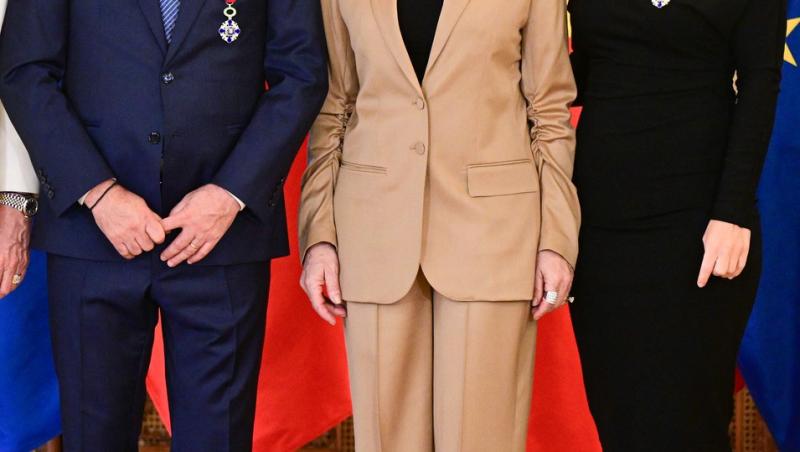 Cum a impresionat Marilena Hagi la decorarea lui Gică Hagi cu Ordinul Naţional „Steaua României”. Ținuta ei a fost de senzație