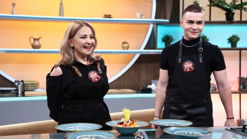 Mădălina și Andreas Zaharia, soția și fiul lui chef Orlando Zaharia, apariție rară la televizor. Ce reacție a avut juratul