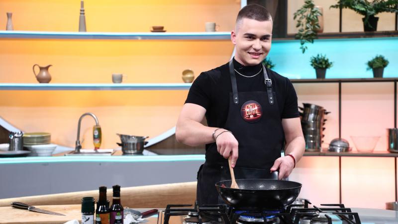 Chef Ștefan Popescu a câștigat amuleta din ediția de ieri Chefi la cuțite,ce a avut ca temă meniul restaurantului lui Chef Richard