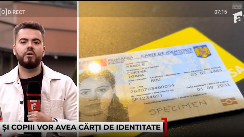Schimbări importante pentru români! Copiii sub 14 ani vor avea cărți de identitate electronice. Cum arată și când se vor emite