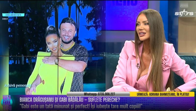 Bianca Drăgușanu, din nou mămică? Vedeta îl consideră pe Gabi Bădălău tatăl perfect și a mărturisit că mai vrea un copil