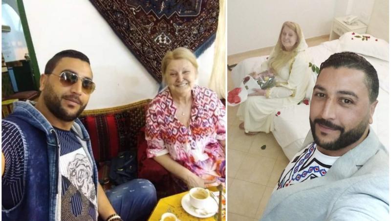 colaj foto cu Christine Haycox si hamza dridi