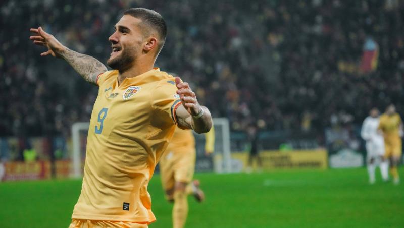 Daniel Bîrligea, scos din lotul României pentru meciul cu Bosnia! Mircea Lucescu nu a renunțat doar la el pentru partida de azi
