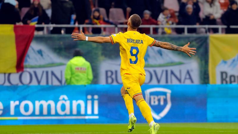 Daniel Bîrligea, scos din lotul României pentru meciul cu Bosnia! Mircea Lucescu nu a renunțat doar la el pentru partida de azi