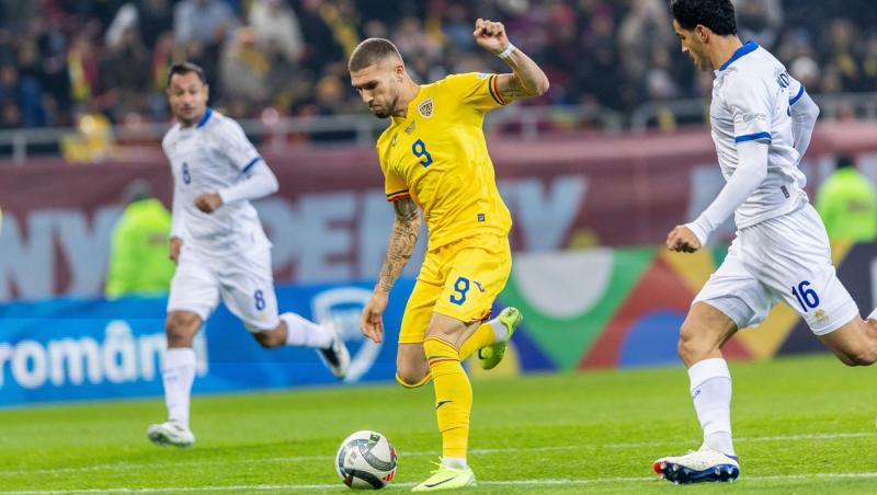 Daniel Bîrligea, scos din lotul României pentru meciul cu Bosnia! Mircea Lucescu nu a renunțat doar la el pentru partida de azi