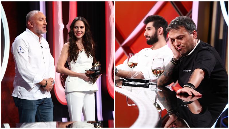 Colaj cu chef Florin Ivan, Irina Fodor și cei patru jurați de la Chefi la cuțite