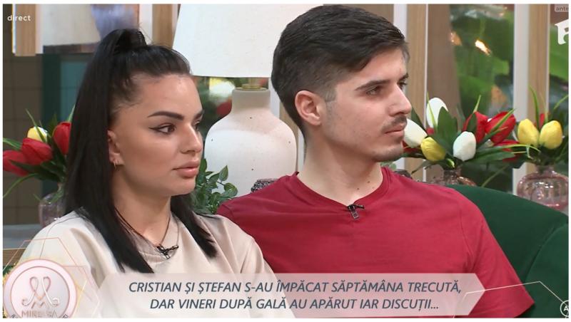 Mireasa sezonul 11, 24 martie 2025. Ce s-a întâmplat după ce Cristian a votat-o pe Mihaela, deși făcuse pace cu Ștefan