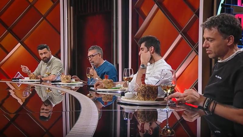 Jurații Chefi la cuțite, uimiți când au văzut ce plating neobișnuit a folosit Vadim Broslav pentru borșul roșu de sfeclă