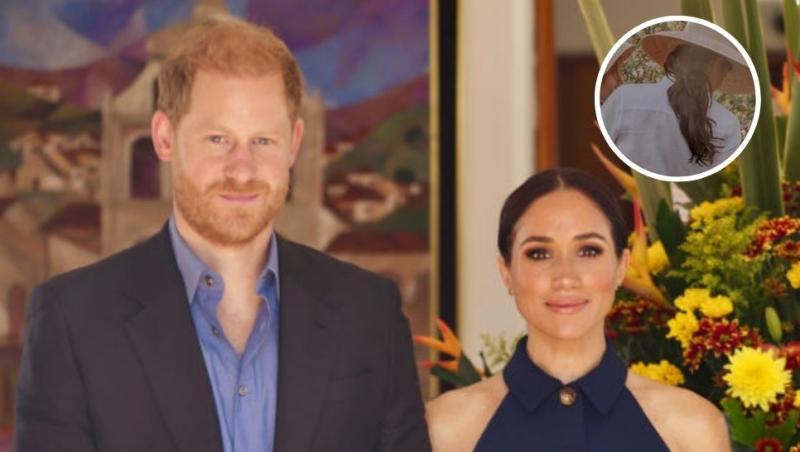 colaj prințul harry și meghan markle, meghan markle și prințesa lilibet și prințul archie
