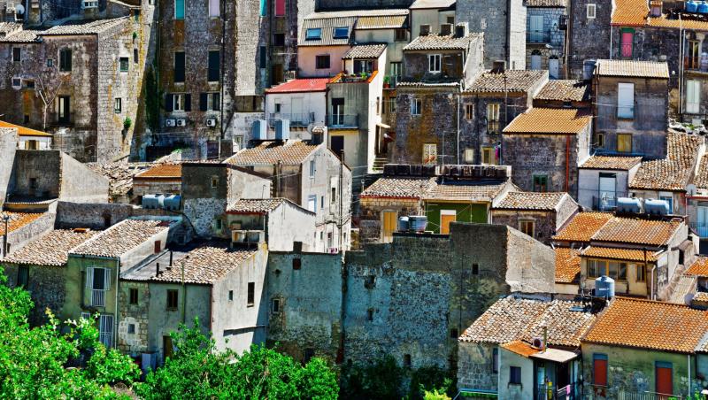Case din Mussomeli, Italia
