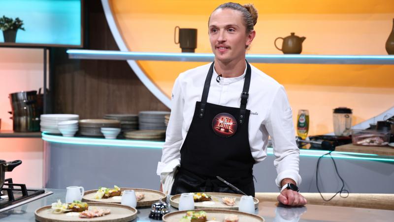 Cine este Claudiu Gherghuț, cuțitul de aur al lui Chef Orlando Zaharia de la Chefi la cuțite sezonul 15. Ce a dezvăluit