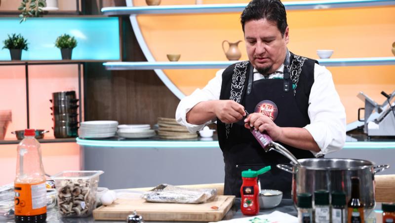 Fernando Alephsus, mexicanul care i-a surprins pe jurații Chefi la cuțite cu pizza japoneză. Ce ingrediente a combinat