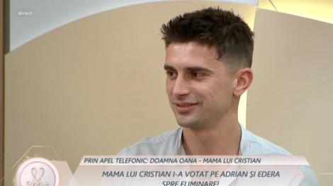 Mireasa sezonul 11. Doamna Oana, mama lui Cristian, a votat. Ce cuplu vrea să elimine