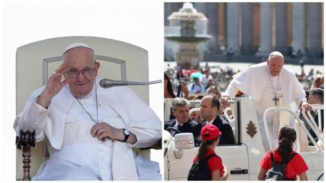 Starea sănătăţii Papei Francisc s-a ”ameliorat uşor”, anunţă Vaticanul. Pentru ce se roagă Suveranul Pontif