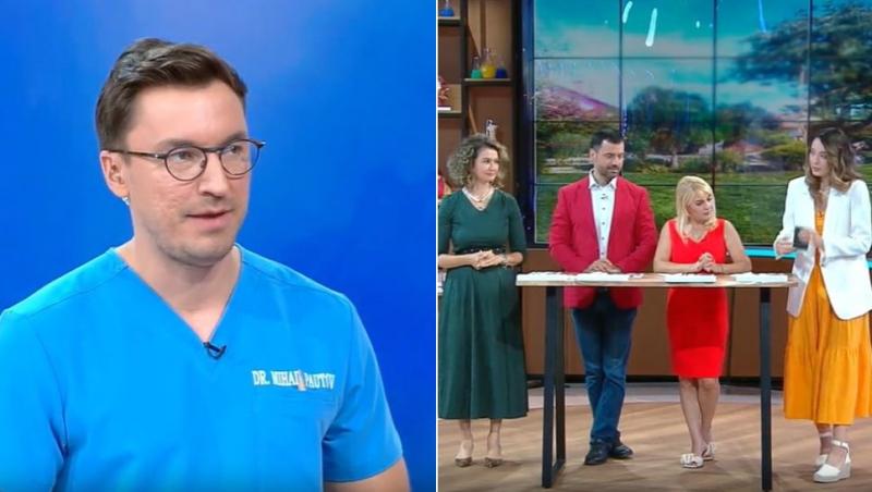 colaj medic mihail pautov, Roxana Voica, medic gastroenterolog, Ştefan Busnatu, medic cardiolog, Simona Carniciu, medic diabetolog, Monica Păun, medic dermatolog