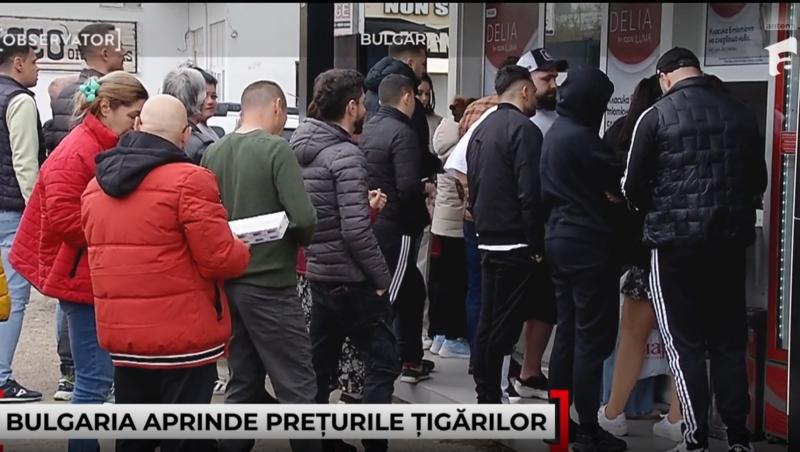 Românii au făcut cozi în Bulgaria pentru a-și cumpăra țigări. Ce se întâmplă cu accizele la tutun