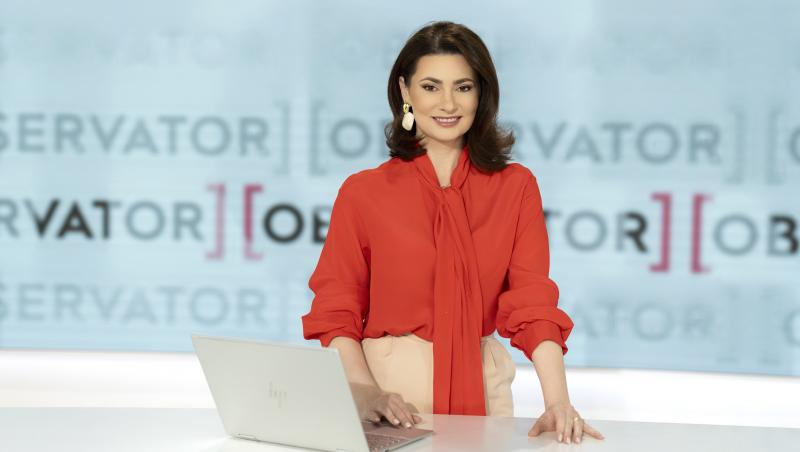 mihaela călin la pupitrul știrilor observator