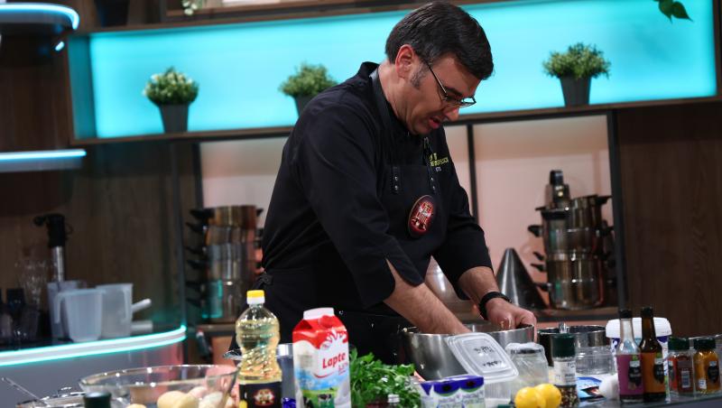Chefi la cuțite, 1 aprilie 2025. Au ieșit scântei între chef Richard Abou Zaki și chef Ștefan Popescu. Ce surpriză au avut jurații