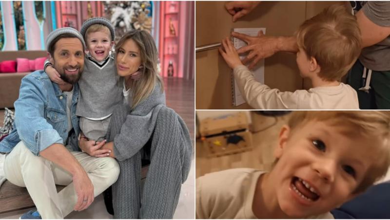 colaj foto dani otil gabriela priscariu si fiul lor tiago