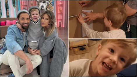 Ce reguli a stabilit micuțul Tiago pentru toată familia. Imaginile înduioșătoare cu Dani Oțil și fiul său