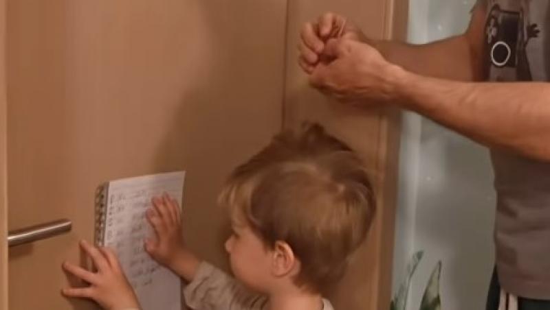 Ce reguli a stabilit micuțul Tiago pentru toată familia. Imaginile înduioșătoare cu Dani Oțil și fiul său