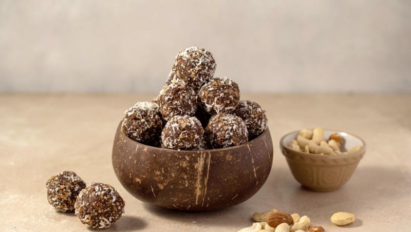 Bomboane de post din ovăz și banane