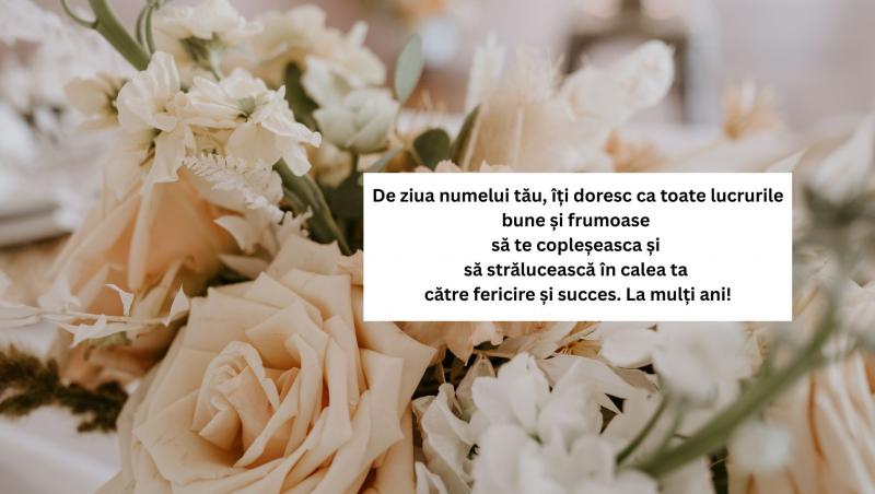 Mesaje, urări și felicitări de Florii 2025. Cele mai frumoase urări pentru cei care își serbează ziua numelui