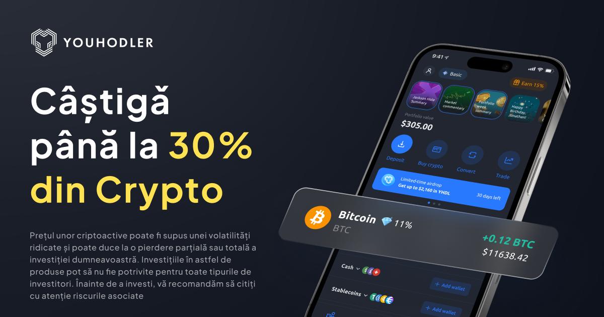 (P) Cum să Cumperi Bitcoin în 3 pași simpli și să Câștigi Dobândă Săptămânală