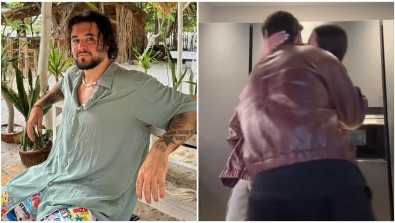 Colaj cu Mario Fresh în două ipostaze diferite