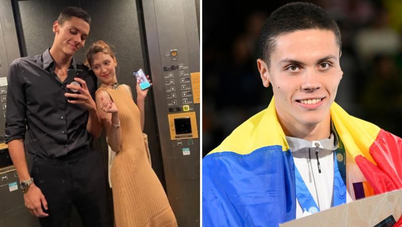 David Popovici și Taisia Nițuleasa, imaginea care îți taie răsuflarea. În ce ipostază tandră au apărut sportivul și iubita sa