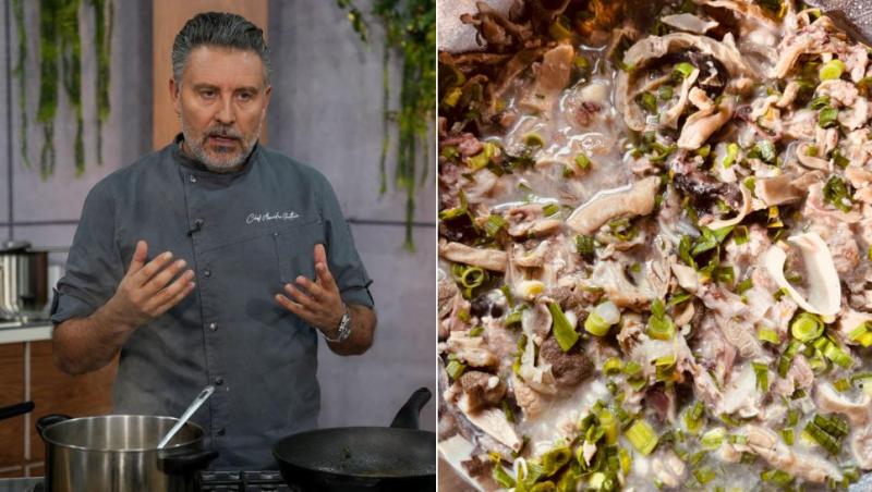 colaj chef alexandru sautner, porție de păcele de miel preparată de chef alexandru sautner