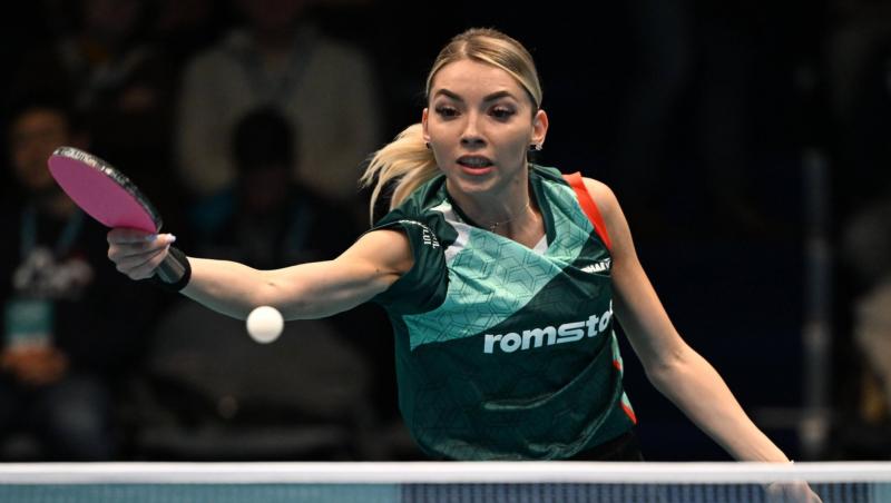 Bernadette Szocs, în timpul unui meci