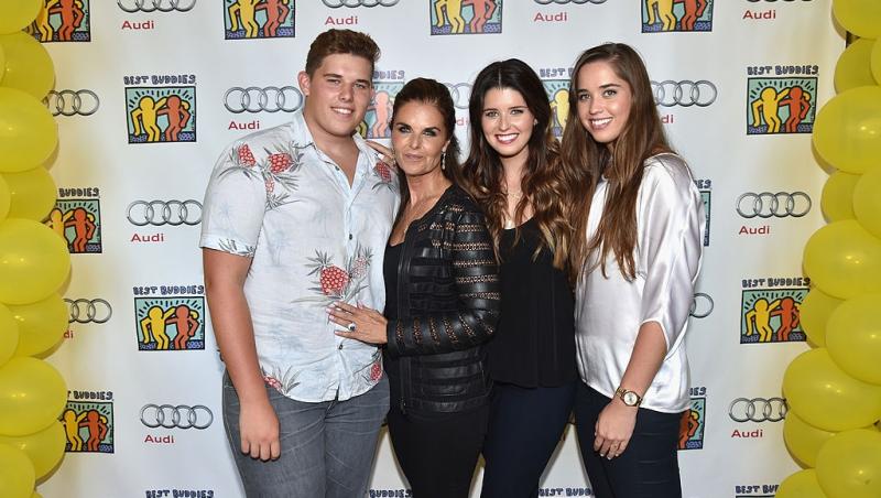 Christopher Schwarzenegger, jurnalista Maria Shriver, Katherine Schwarzenegger și Christina Schwarzenegger, la cea de-a patra ediție a evenimentului anual Team Maria Benefit In Support of Best Buddies