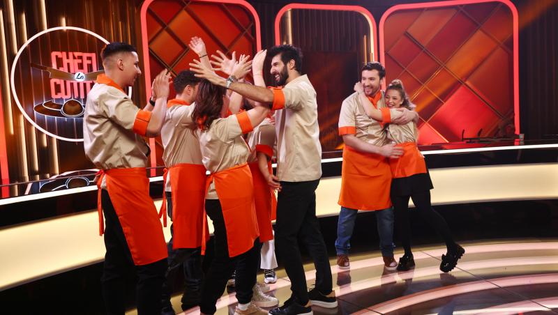 Cine sunt concurenții din echipa lui Chef Richard Abou Zaki la Chefi la cuțite 2025. Ei poartă tunica portocalie