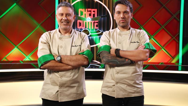 Cine sunt concurenții din echipa condusă de Alexandru Sautner și Ștefan Popescu la Chefi la cuțite 2025. Ei poartă tunica verde