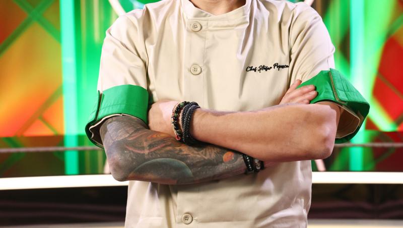 Cine sunt concurenții din echipa condusă de Alexandru Sautner și Ștefan Popescu la Chefi la cuțite 2025. Ei poartă tunica verde