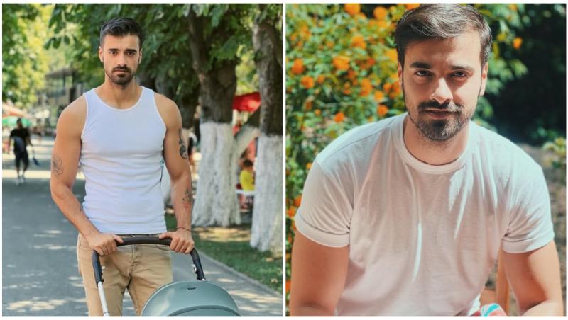 Colaj cu Liviu Teodorescu în două ipostaze diferite