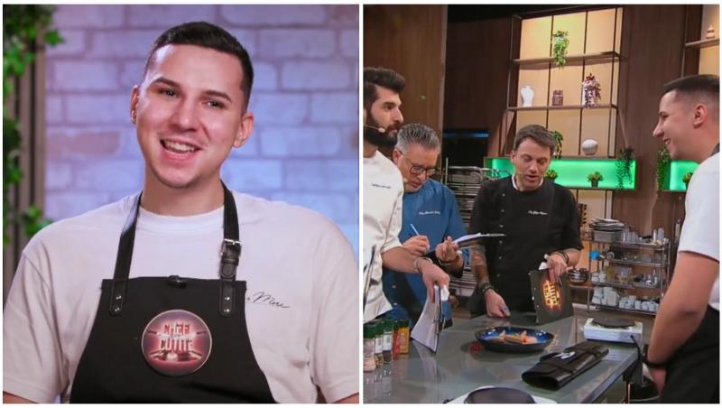 Andrei Flutur, Chef Richard Abou Zaki, Chef Alexandru Sautner, Chef Ștefan Popescu și o farfurie de hummus cu ardei copt