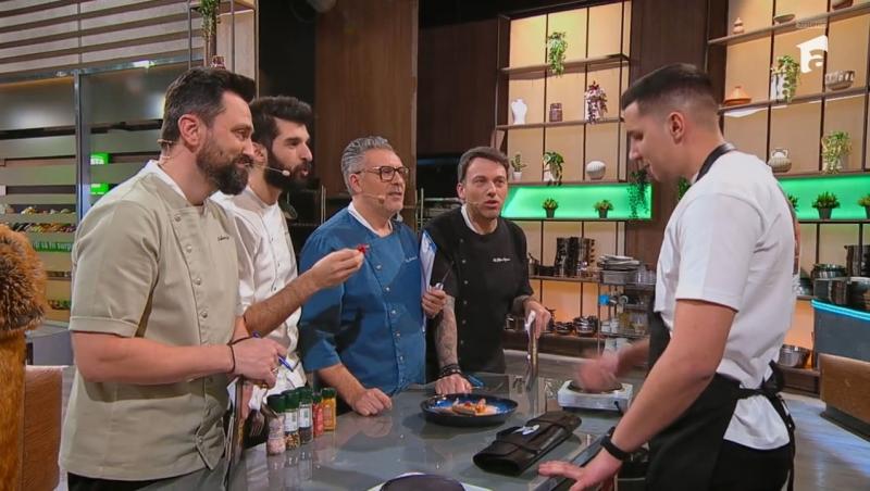 Andrei Flutur a pariat totul pe un hummus cu ardei copt și a câștigat un loc în echipele sezonului 15 Chefi la Cuțite: „Fix la...”