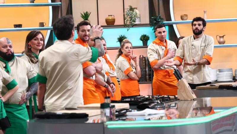Egalitate în primul battle Chefi la cuțite. Chef Orlando a pierdut un om, iar o altă concurentă a cedat sub presiunea competiției