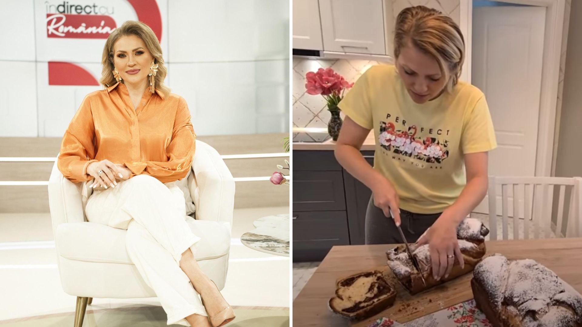 Cum pregătește Mirela Vaida cozonacul de Paște. Rețeta pe care prezentatoarea TV a învățat-o de la mama ei