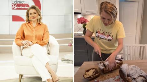 Cum pregătește Mirela Vaida cozonacul de Paște. Rețeta pe care prezentatoarea TV a învățat-o de la mama ei