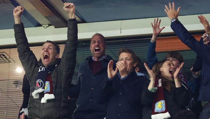 Prințul George, apariție rară în public alături de nașul lui de botez, Ducele de Westminster. Unde au fost surprinși