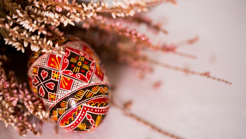 Floarea Paștelui, unul dintre cele mai populare motive pentru încondeierea ouălor. Ce semnificație are