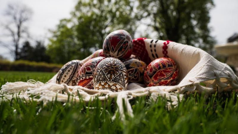 Floarea Paștelui, unul dintre cele mai populare motive pentru încondeierea ouălor. Ce semnificație are