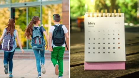 C&acirc;te zile libere au elevii de 1 Mai 2025. C&acirc;t durează minivacanța pentru copii și profesori