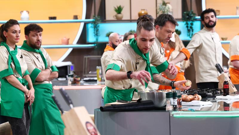 Chefi la cuțite, 22 aprilie 2025. Ce concurent a părăsit competiția după duel și de ce a ajuns Chef Orlando Zaharia la spital